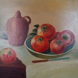 Oil painting, still life
