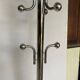 Chromed metal coat rack with vintage marble base, 1970