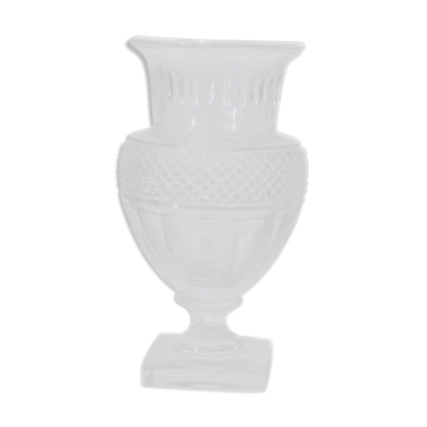 Baccarat crystal baluster vase
