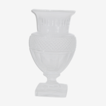 Vase balustre cristal de Baccarat