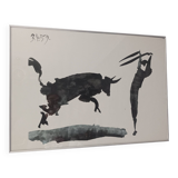 Pablo Picasso, lithograph “Torero and Bull”
