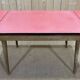 Formica and wood dining table from the 1960s