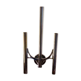 Sciolari chrome chandelier wall light from the 70s
