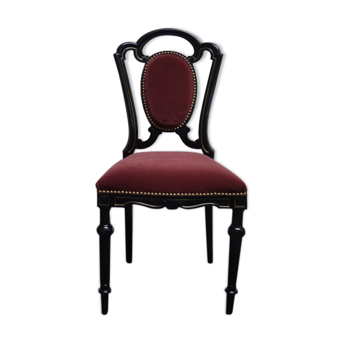 Wooden chair. Napoleon III era