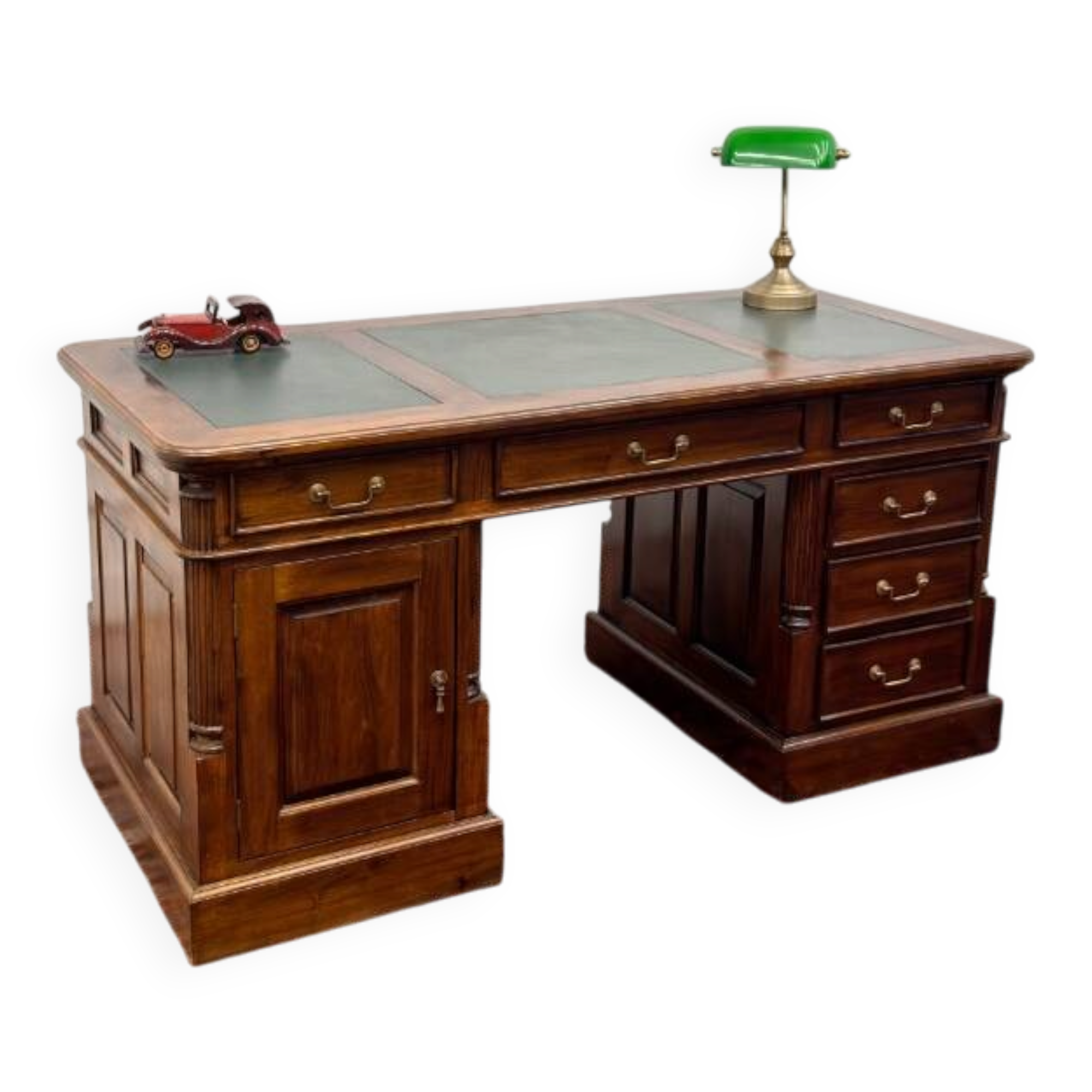 Classic English Chesterfield Desk