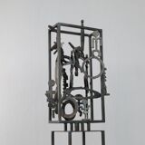 Hand-cut steel sculpture by Ben Oldenhof, Netherlands, 1999