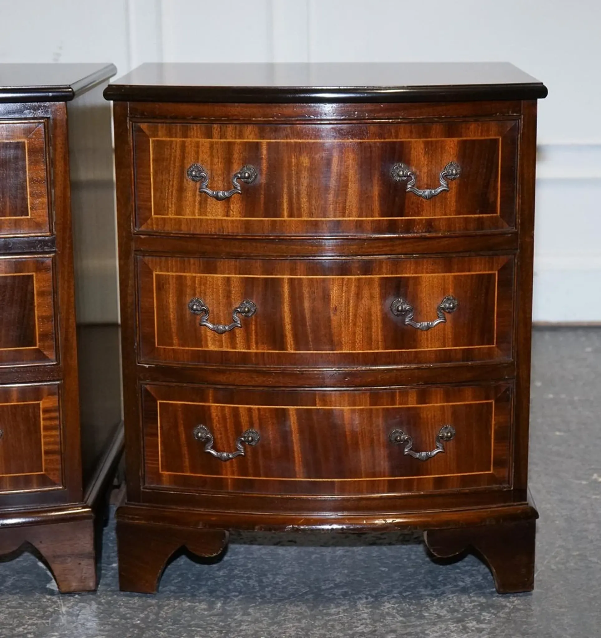 Vintage Bedside Tables, United Kingdom, Set of 2