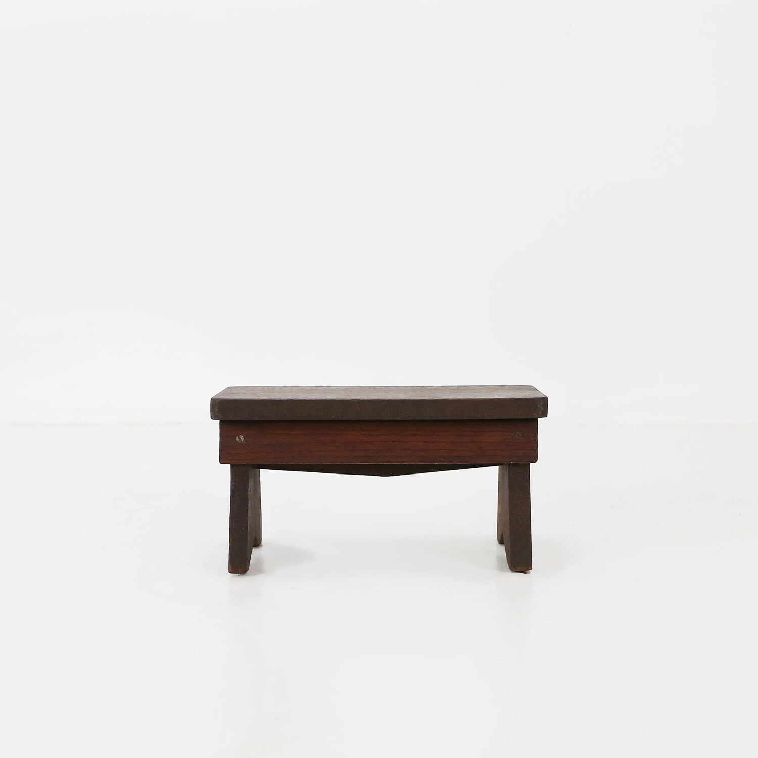 Wooden rustic stool Ca.1880