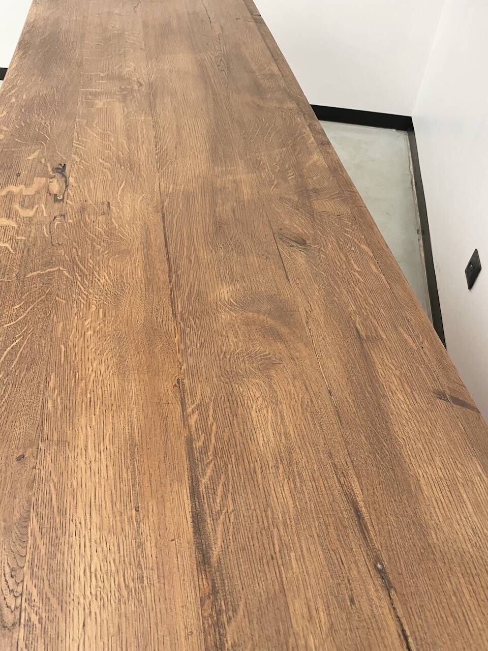 Enfilade de métier XXL chêne portes vitrées