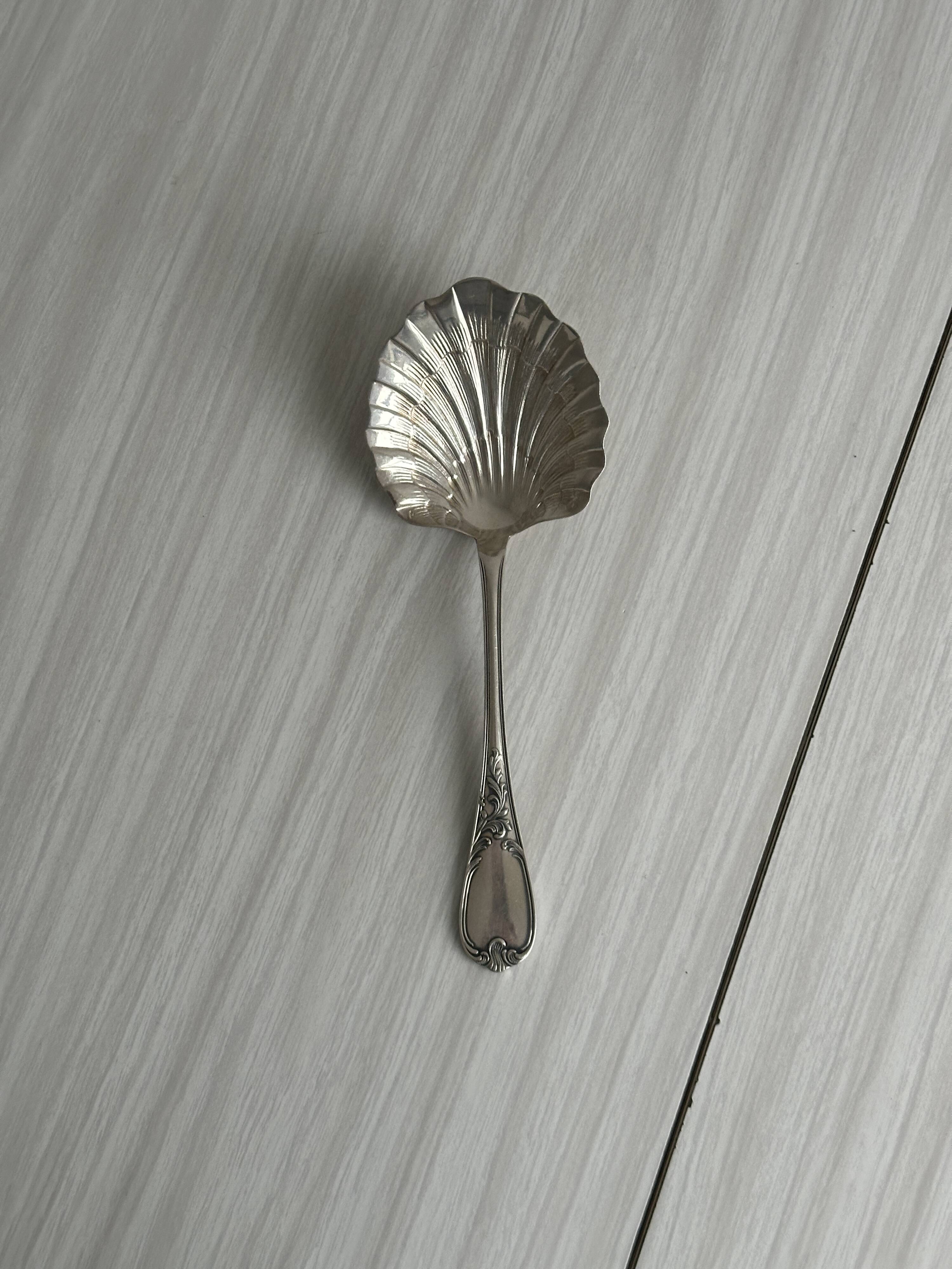 silver-plated shell shovel