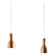 Swedish Mid Century Copper Ceiling Pendant Lamps Hans-Agne Jakobsson, 1950s