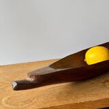 Large teak pocket emptier