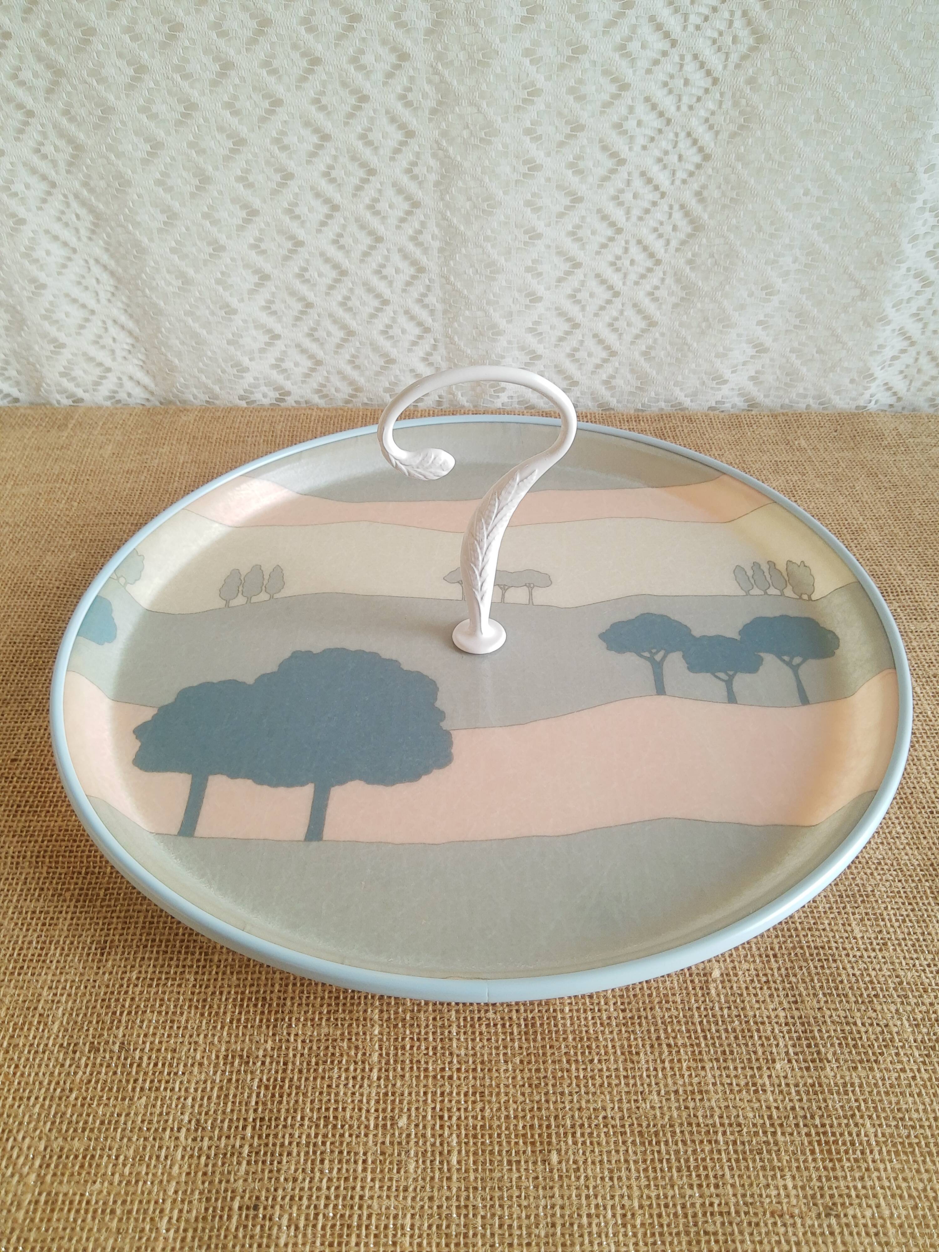 Vintage Fiberglass Serving Tray