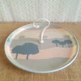 Vintage Fiberglass Serving Tray