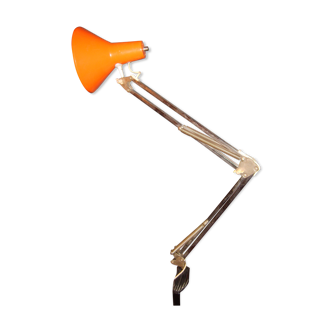 Lampe d'architecte orange
