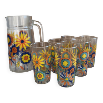 Service of orangeade/lemonade