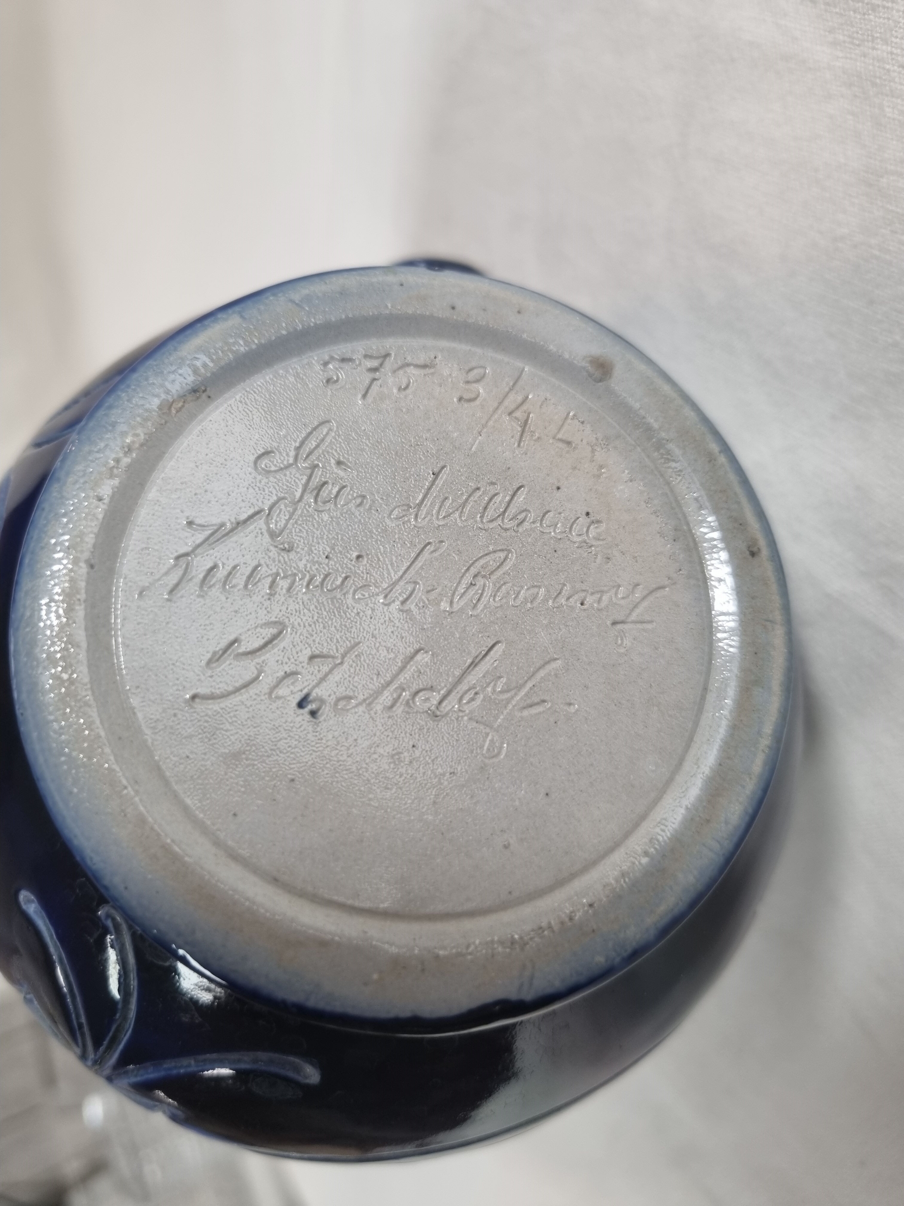 Stoneware jug from Alsace