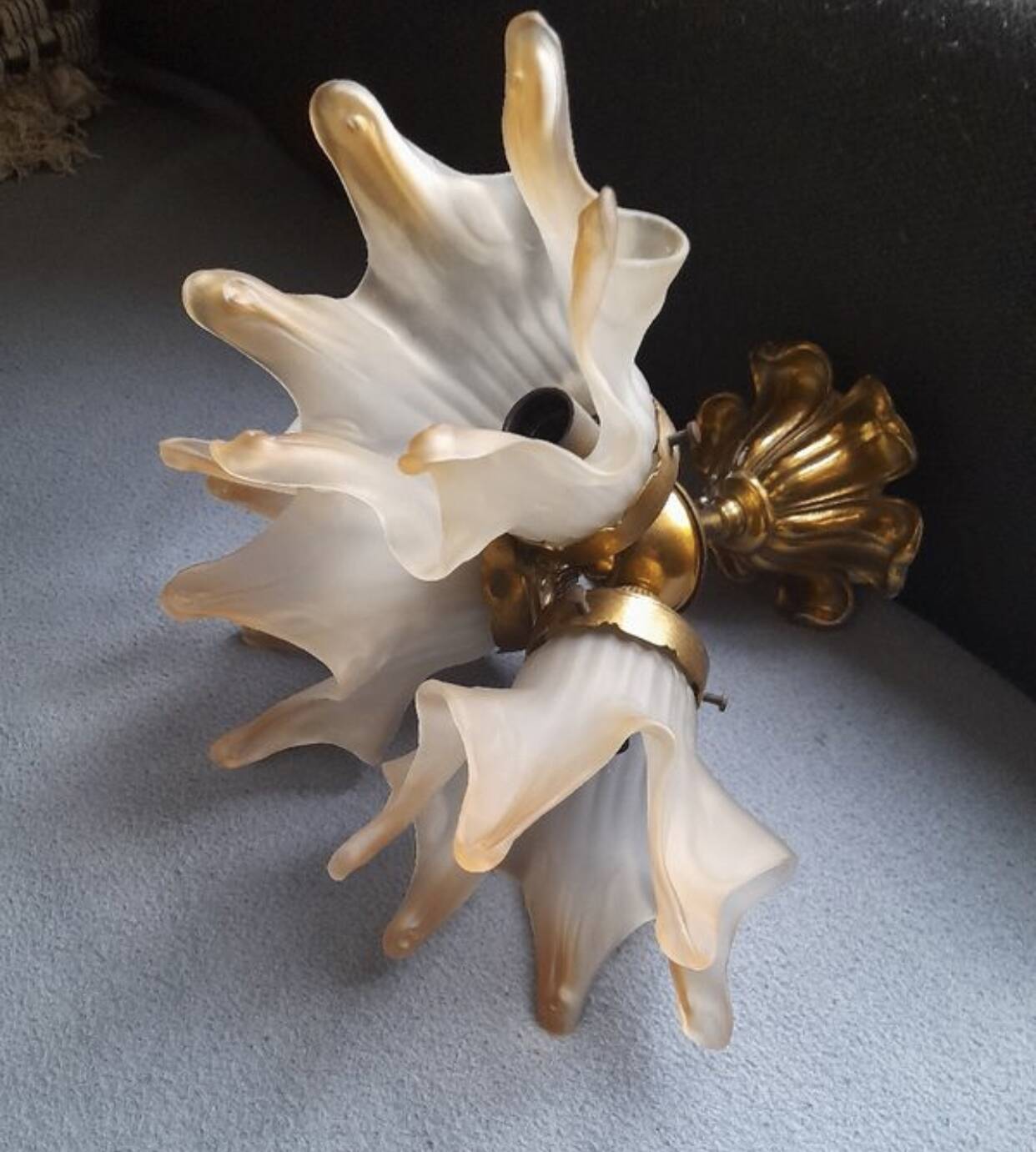 Vintage art deco wall light chandelier