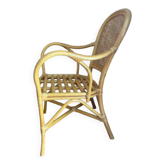 Rattan armchair