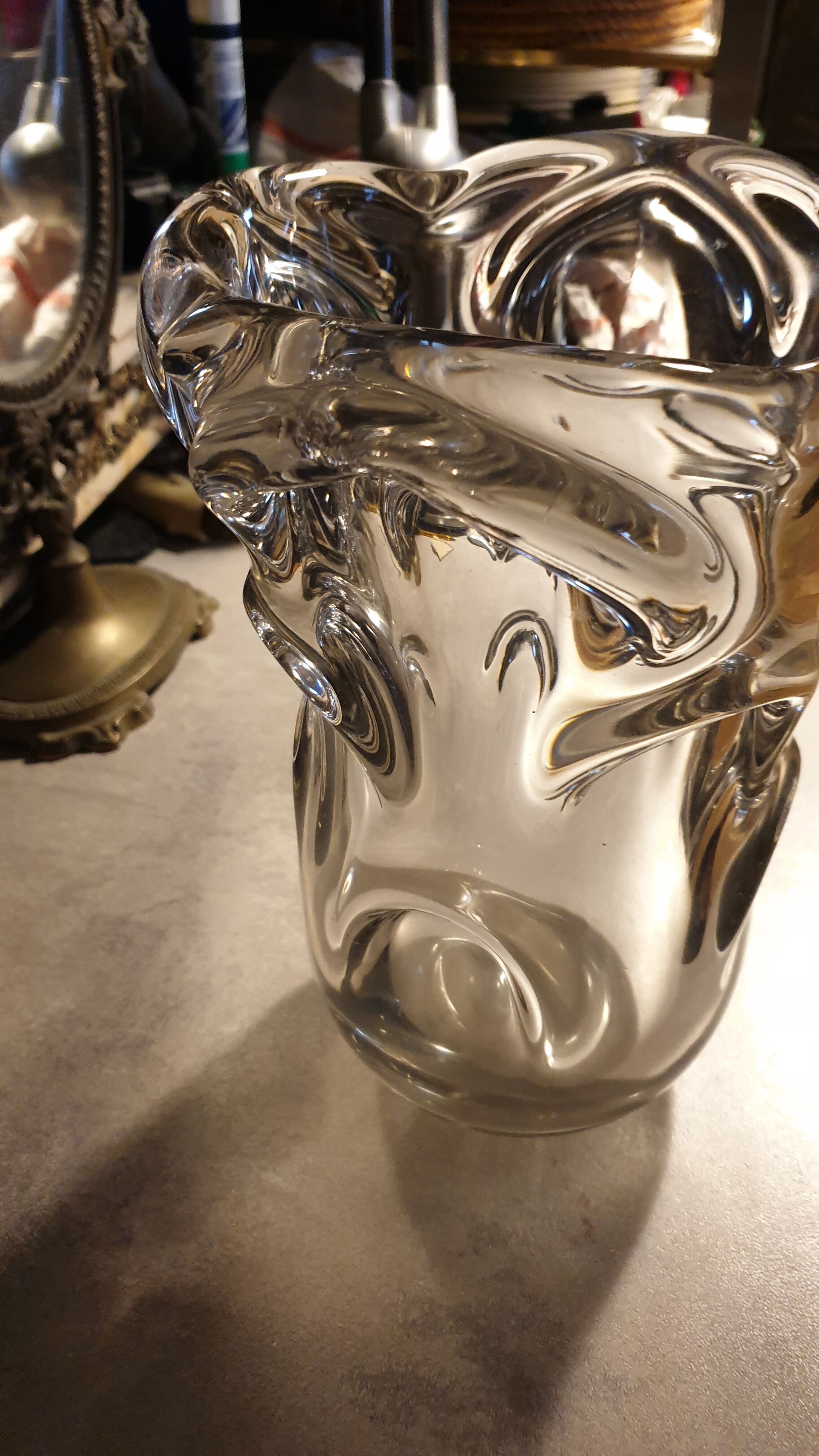 Lead crystal vase 1930