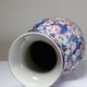 Chinese vase fine porcelain handcrafted enamel "1000 cherry blossoms" vintage