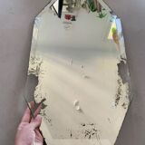 Beveled mirror stitched 33x60cm