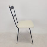 Set of 2 Italian Metal and Brass Chairs, 1960's