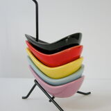 Vintage ashtray 1950 ceramic tripod