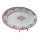 Old oval serving dish, Amiral Creil and Montereau Terre de Fer model