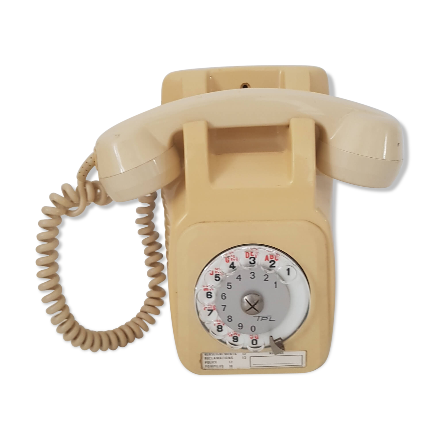 Vintage 80s wall phone