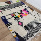 Azilal Berber rug in handmade wool 285 X 200 CM