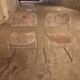 2 60s David Rowland sleigh chairs