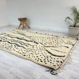 Handmade moroccan berber carpet 260 x 144 cm