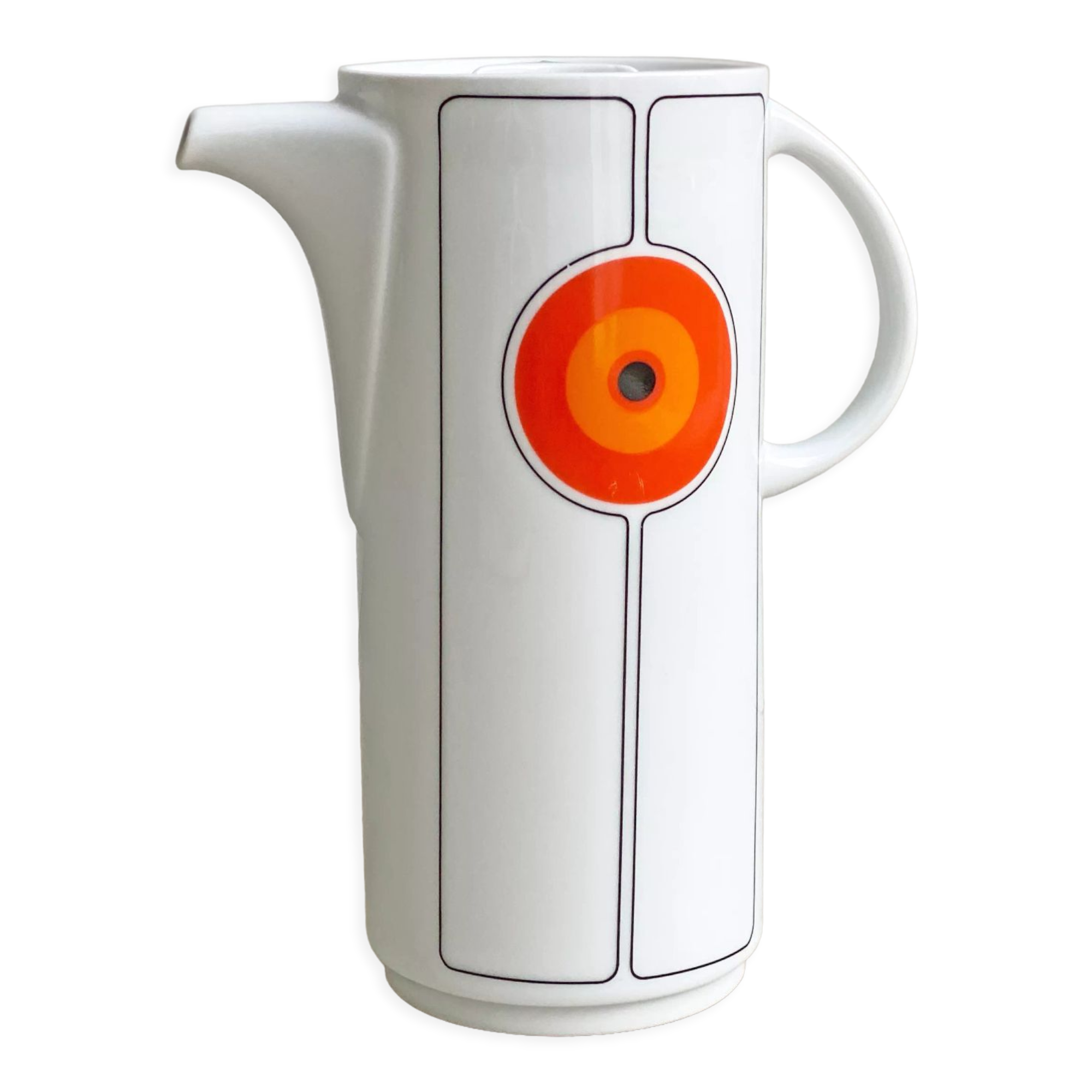 Cafetière thomas allemagne rosenthal eclipse, design space age op art