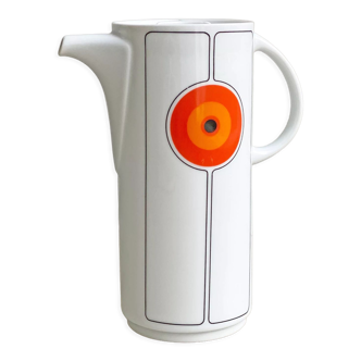Thomas germany rosenthal eclipse coffee pot, space age op art design