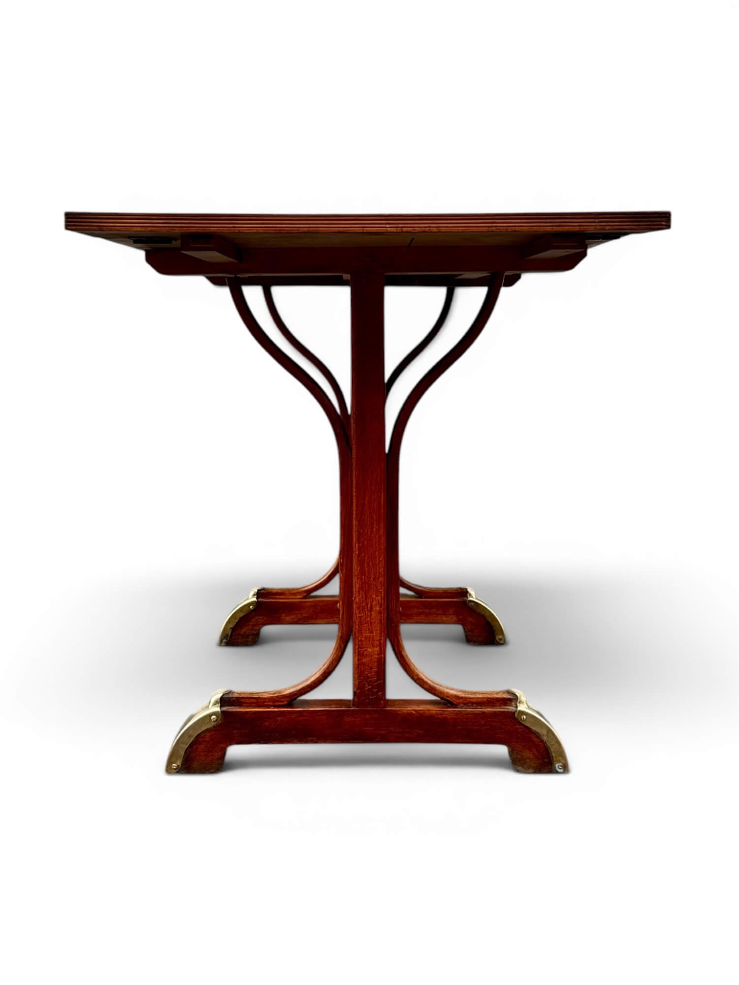 Old Thonet bistro table with drop-leaves.