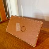 Perpetual calendar in leather and chrome