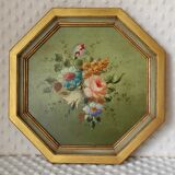 Romantic painting on wood