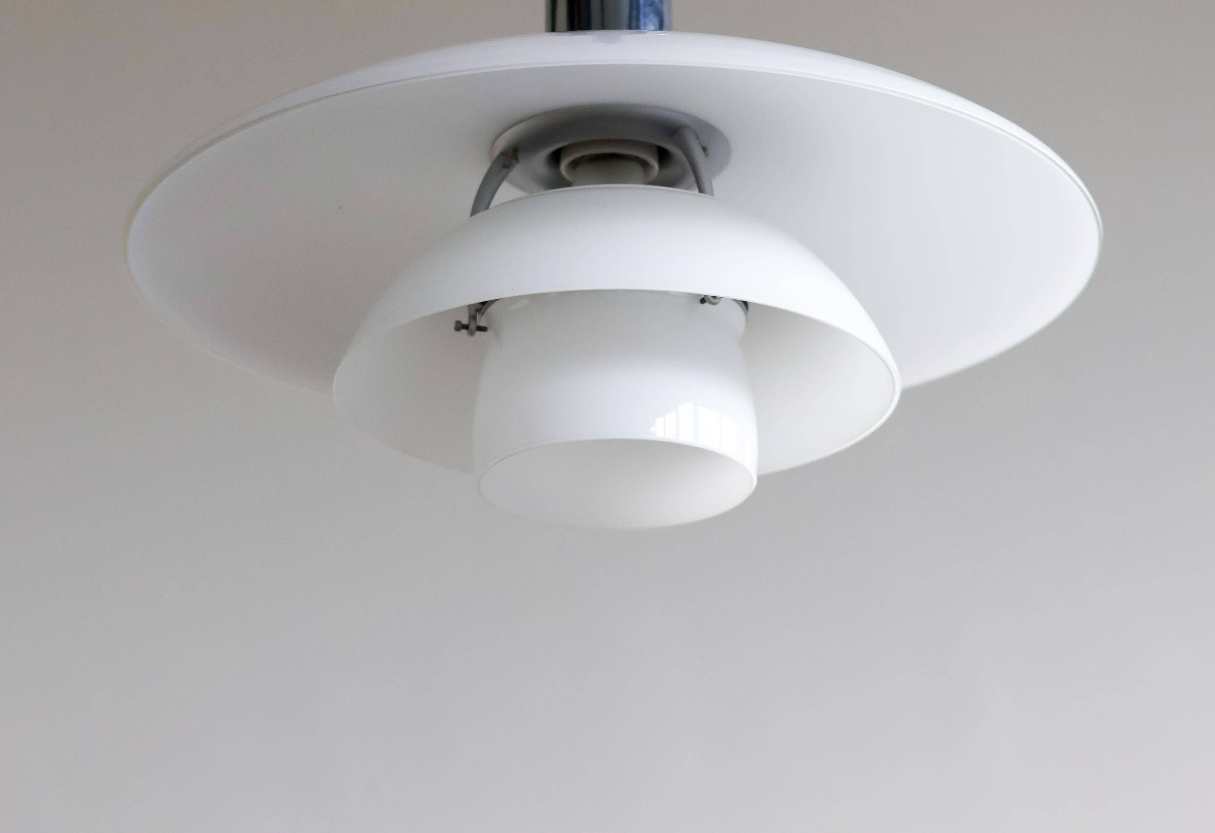 Poul Henningsen PH 4½-4 Glass Suspension Light by Louis Poulsen