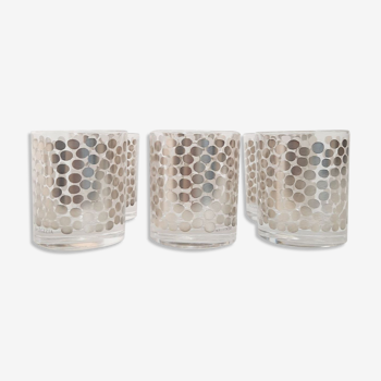 Verres en argent des années 90 Paola Navone pour Egizia