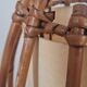 Rattan and bamboo table lamp by Louis Sognot 1960