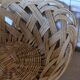 Large vintage woven wicker basket