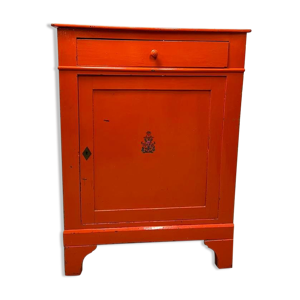 buffet en bois orange,
