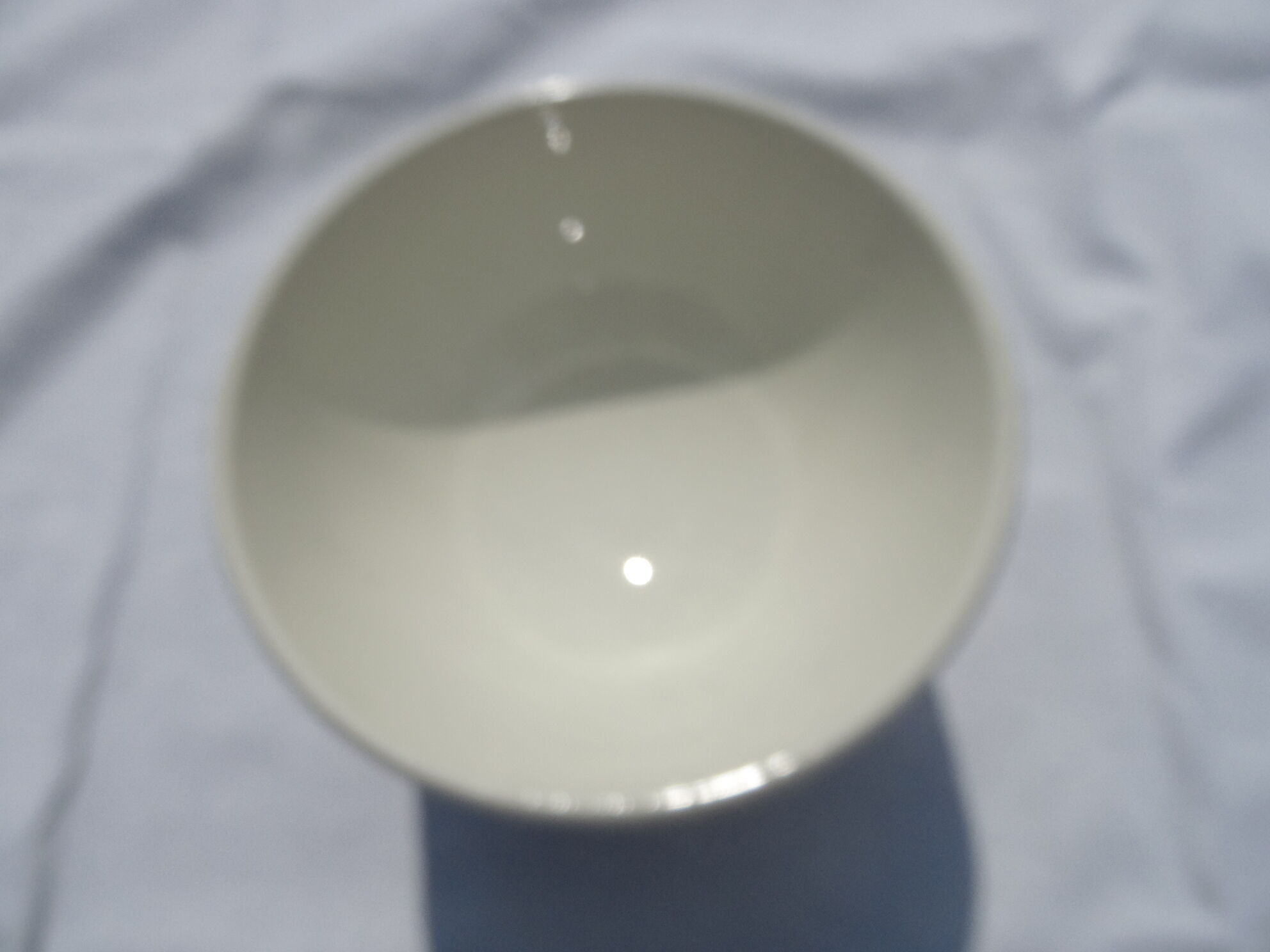 3 bowls faience yellow edging