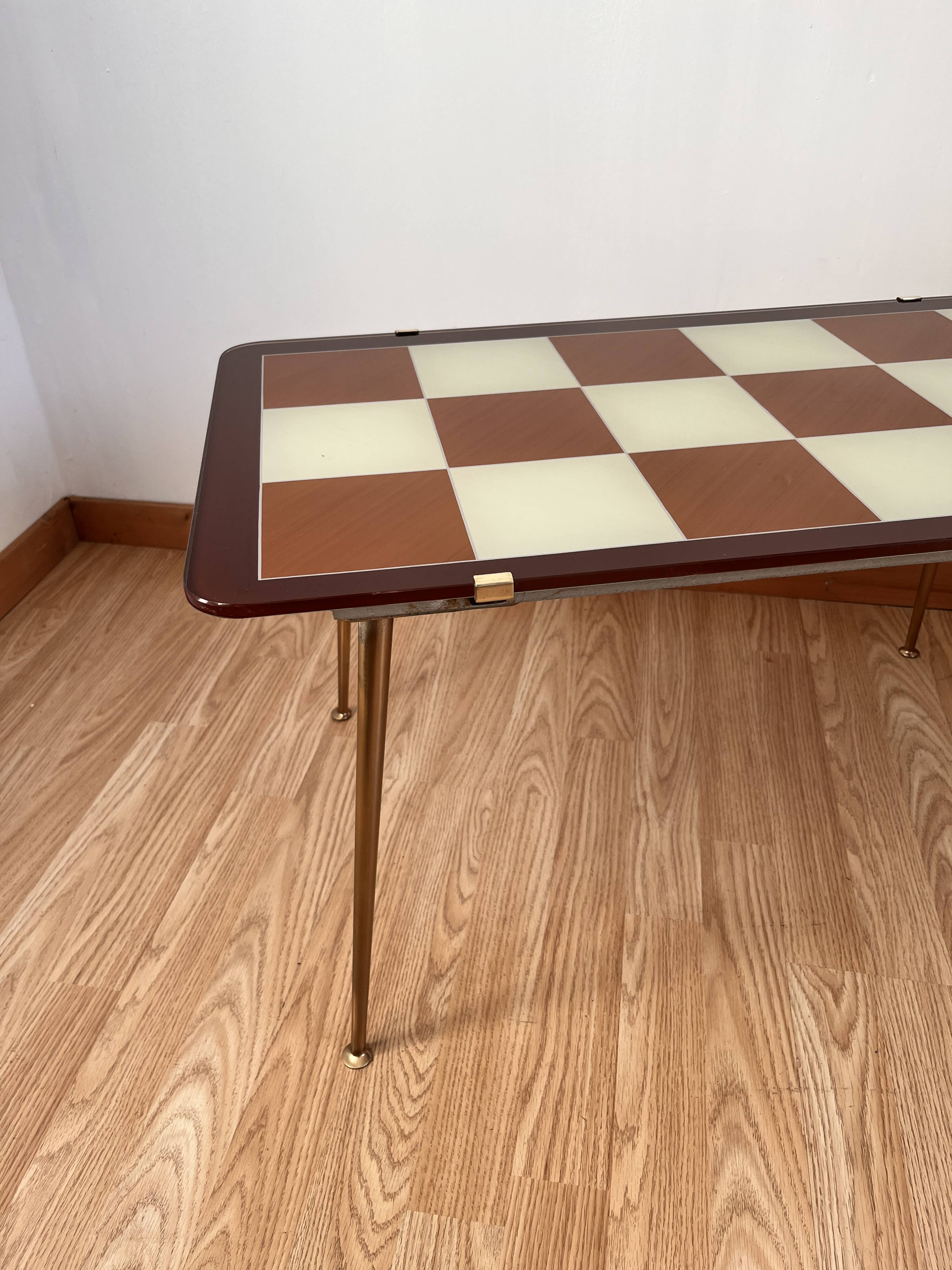 Checkerboard coffee table