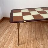 Checkerboard coffee table