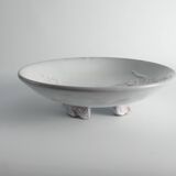 Art Deco White Earthenware Mermaid Bowl "300" by Mari Simmulson for Upsala-Ekeby