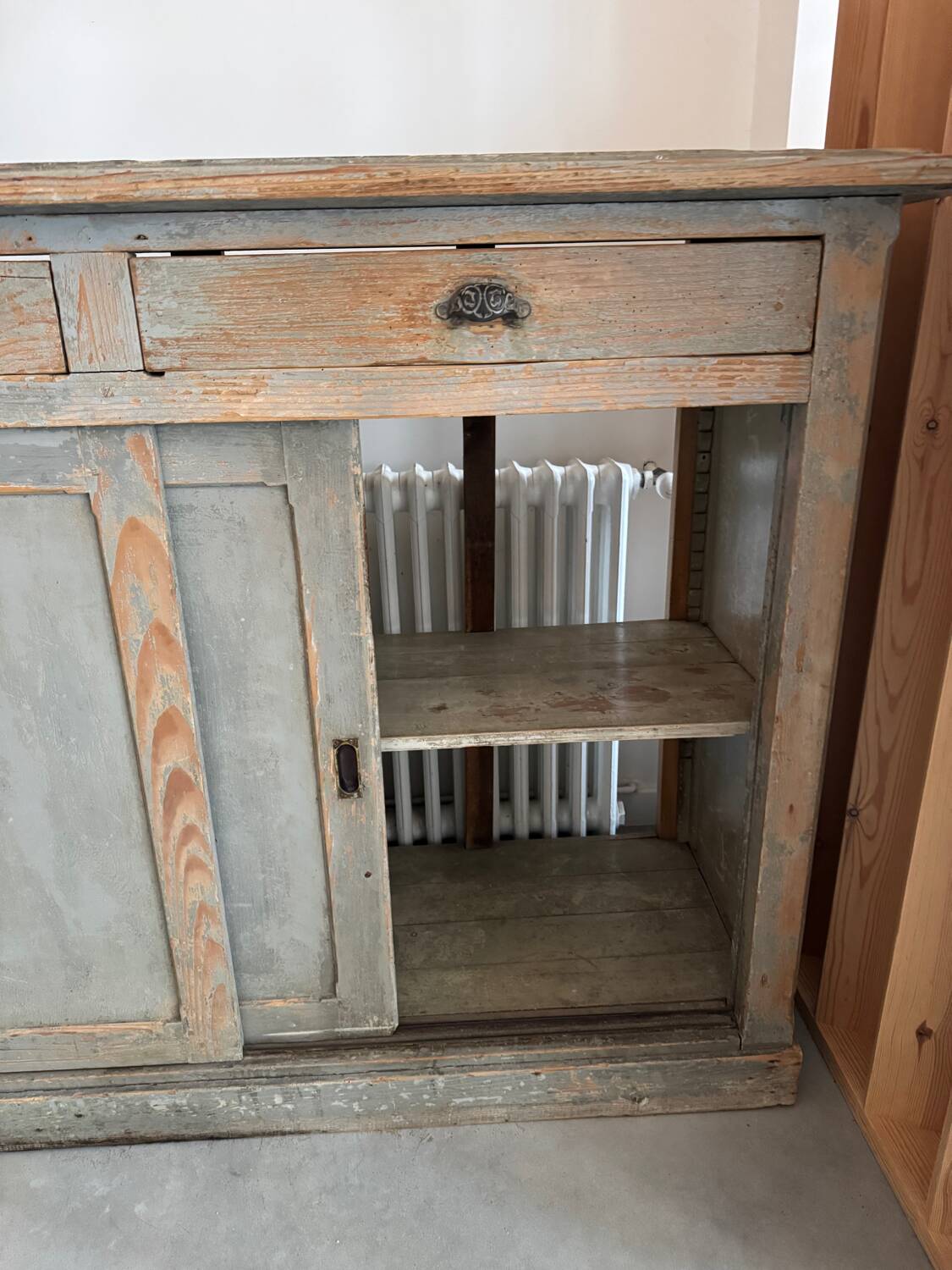 Vintage wooden sideboard