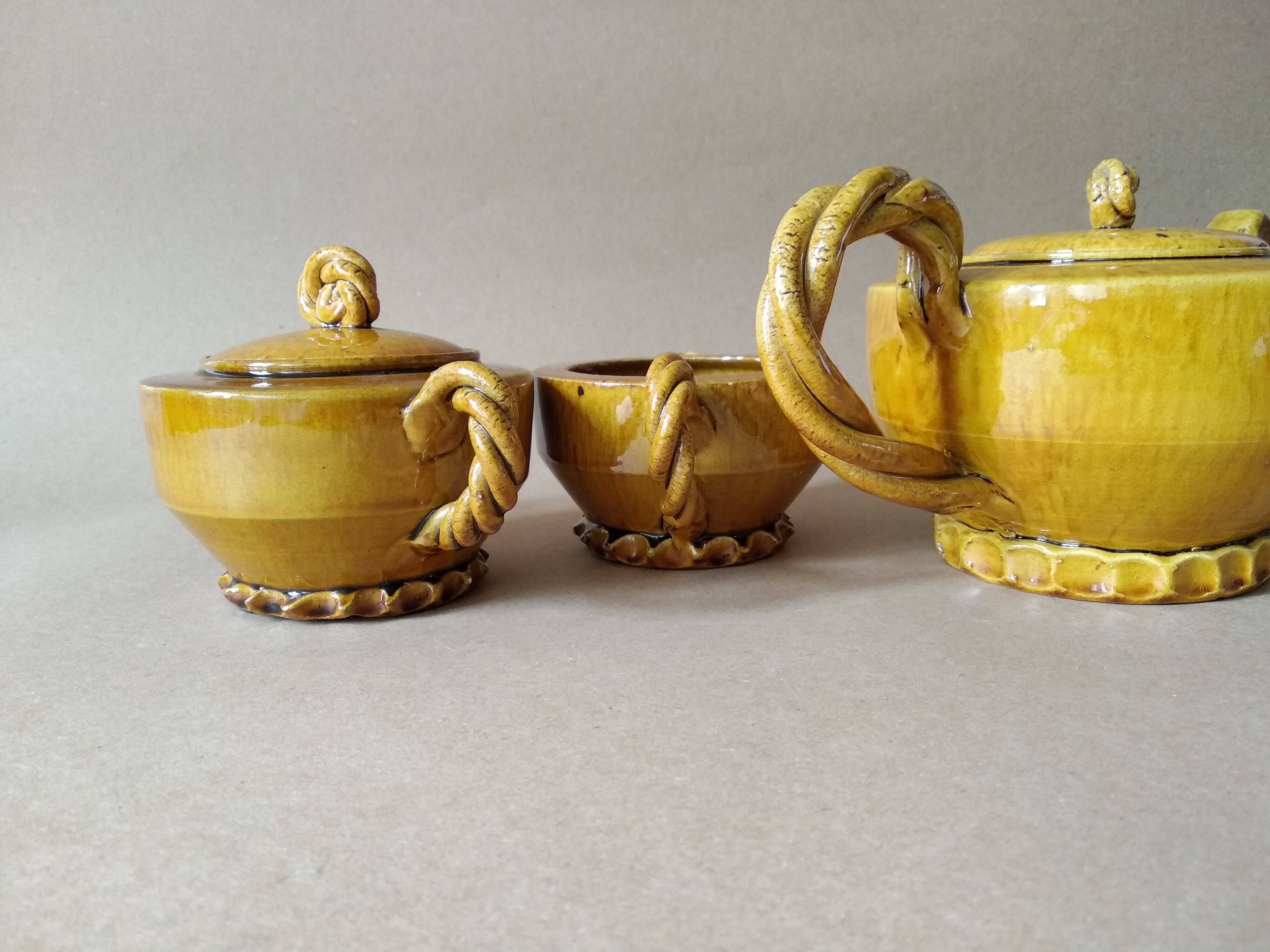 Marius Giuge Vallauris tea set