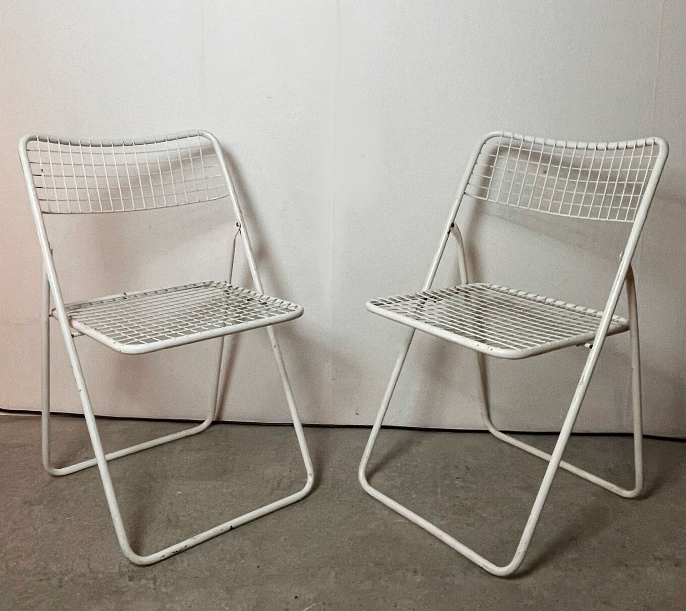 Paire de chaises pliantes 1970